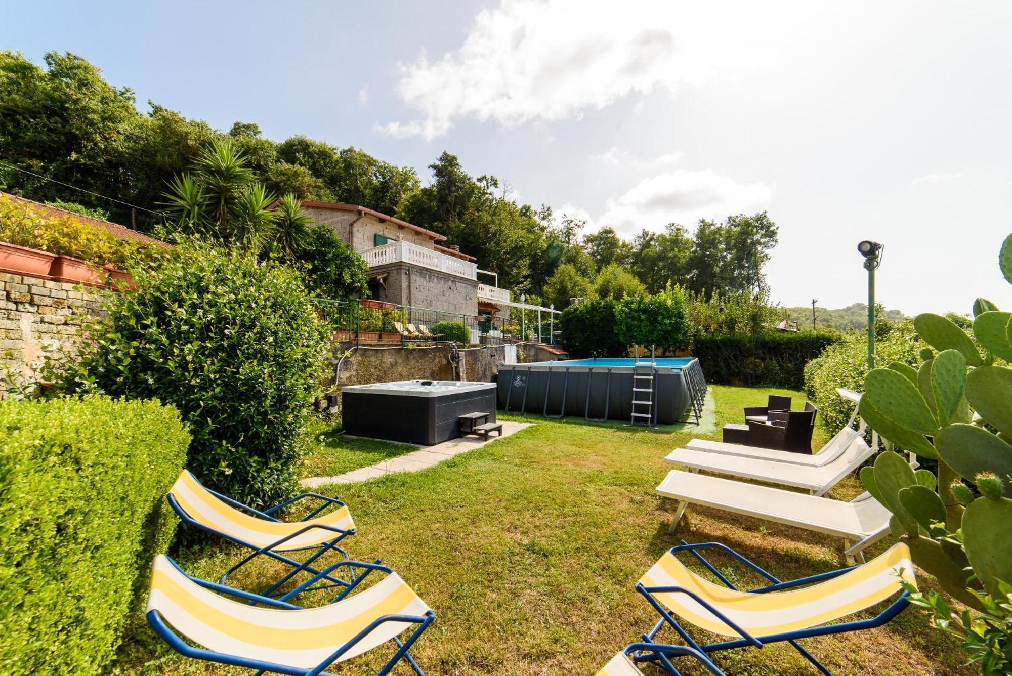 Estate4Home - Villa Luisa Play&Pool SantʼAgata sui Due Golfi Kültér fotó
