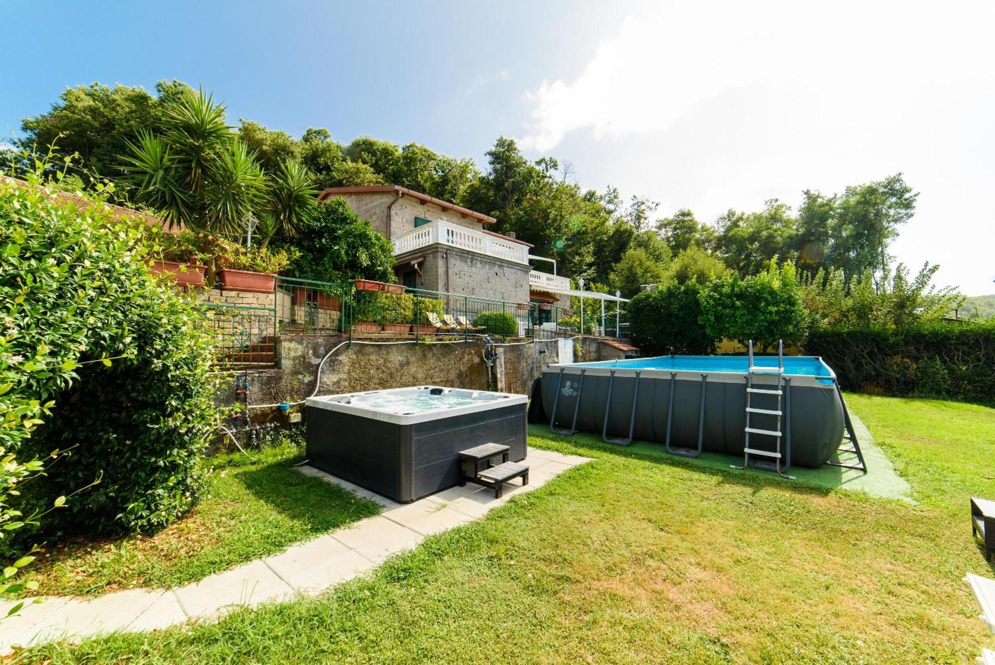 Estate4Home - Villa Luisa Play&Pool SantʼAgata sui Due Golfi Kültér fotó