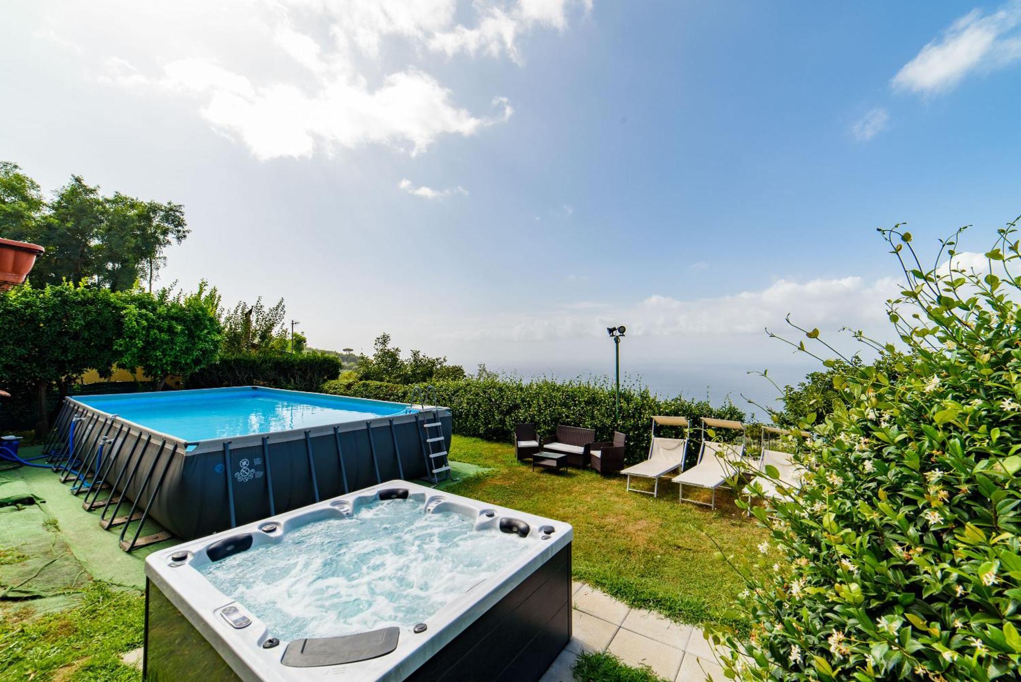 Estate4Home - Villa Luisa Play&Pool SantʼAgata sui Due Golfi Kültér fotó